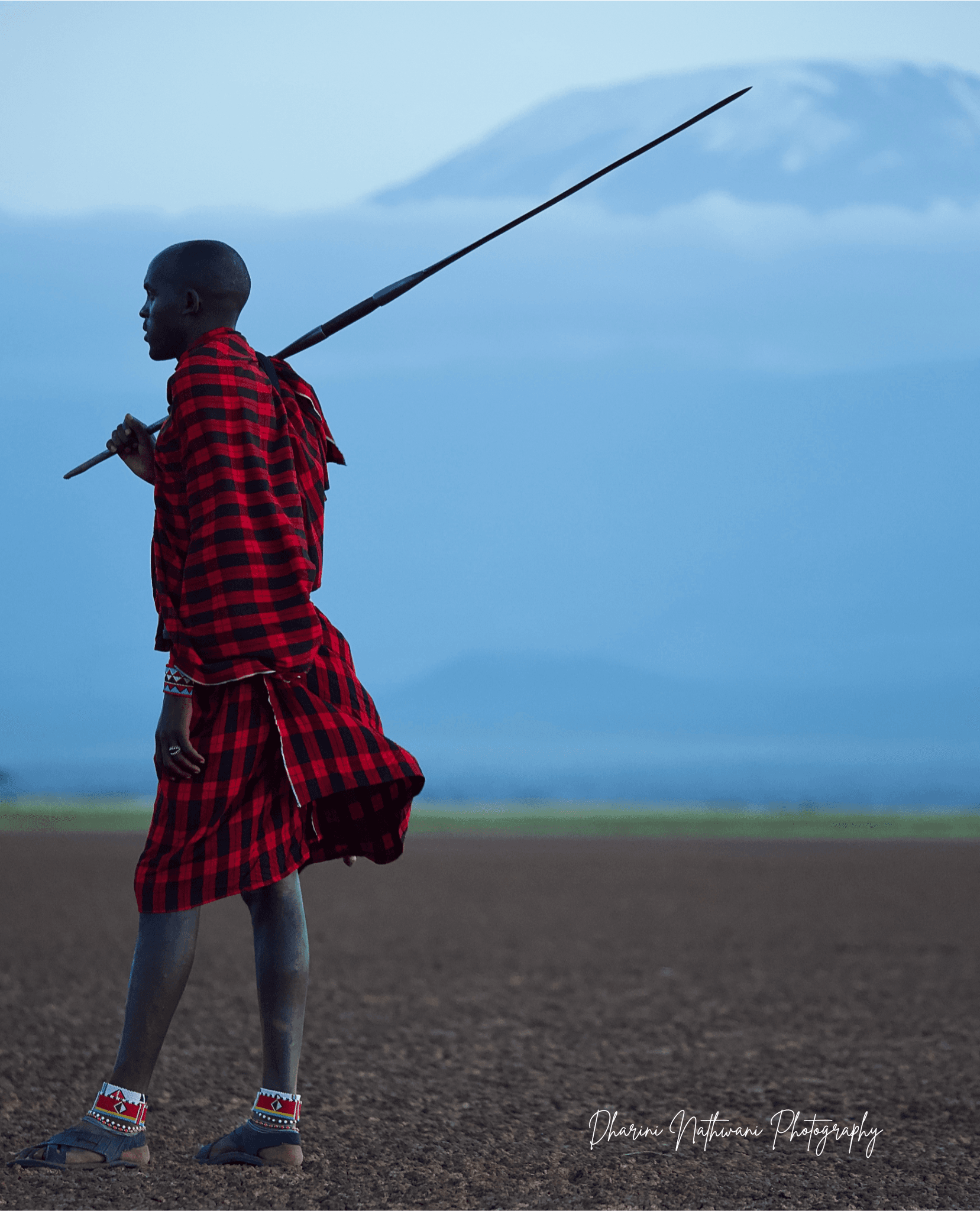 A team gathered in the wilderness of northern Kenya