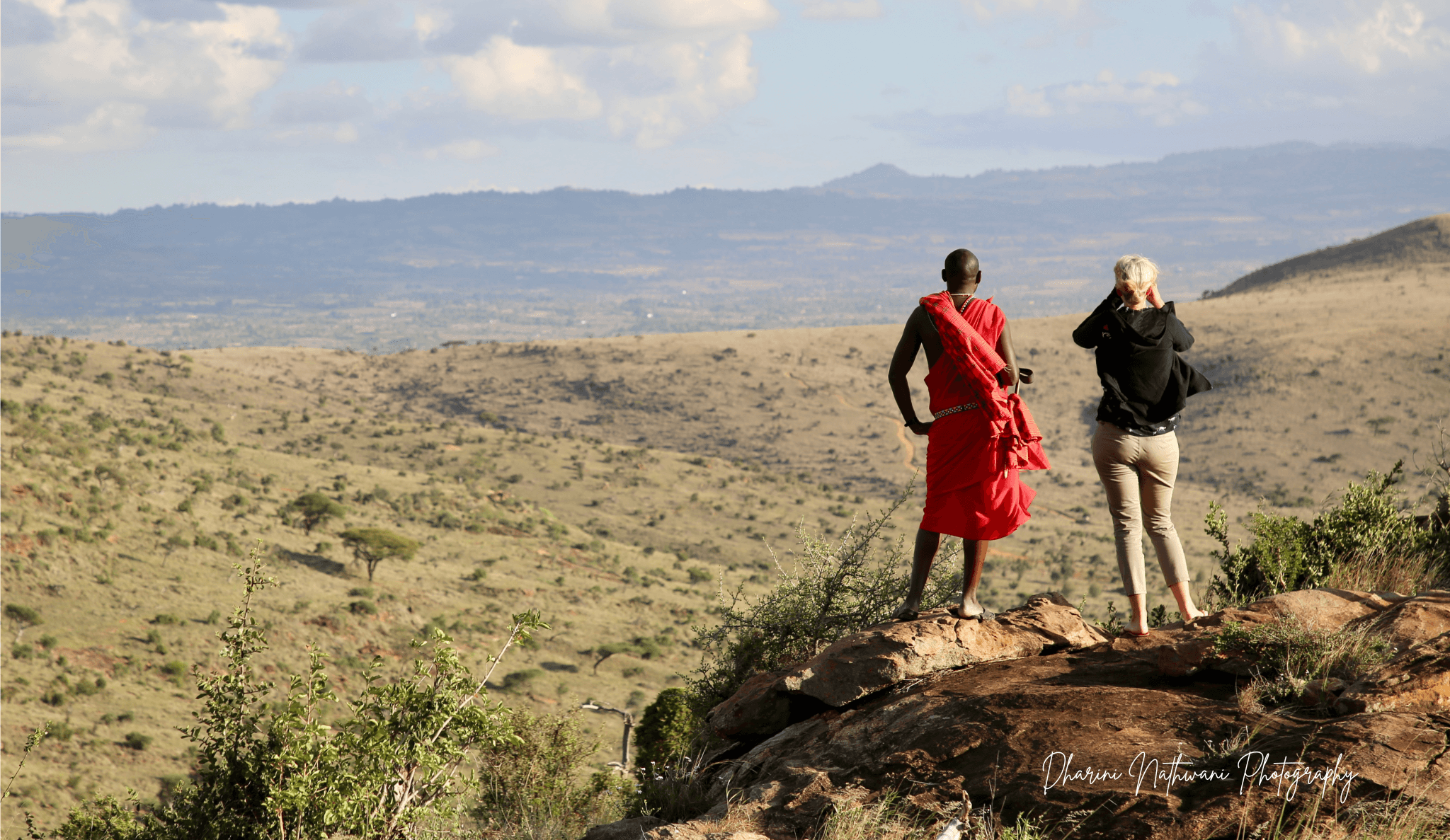 A remote wilderness camp set for a leadership retreat in northern Kenya